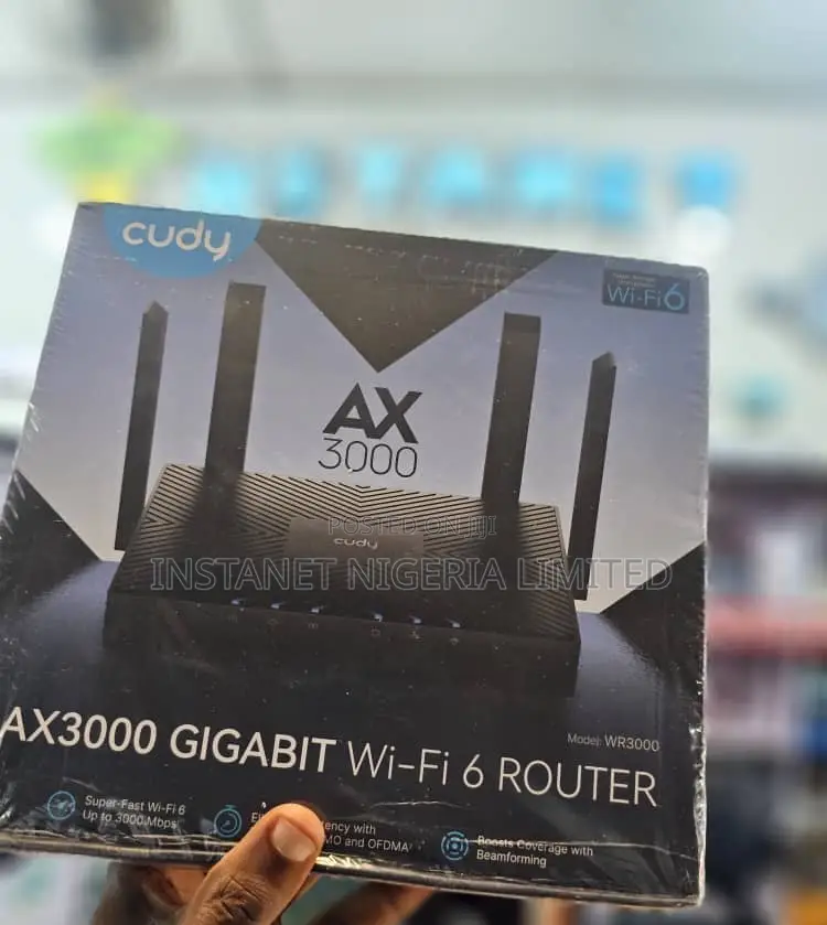 Cudy Wr3000 Ax3000 Gigabit Wi-Fi 6 Router