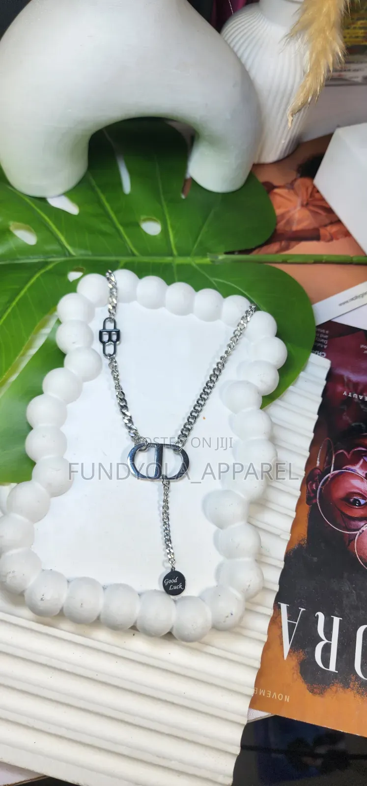 Silver Drop Necklace