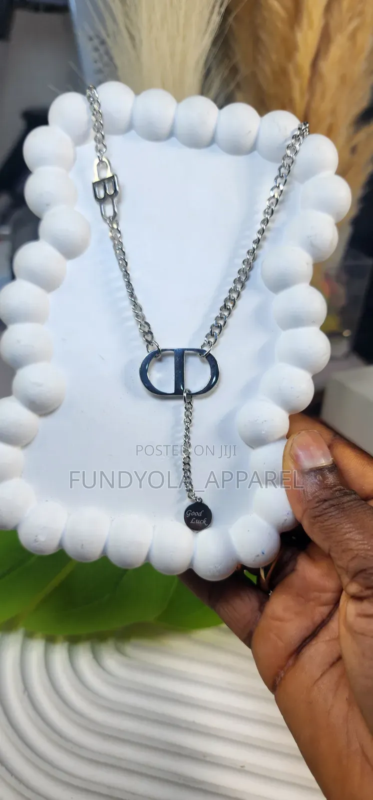 Silver Drop Necklace