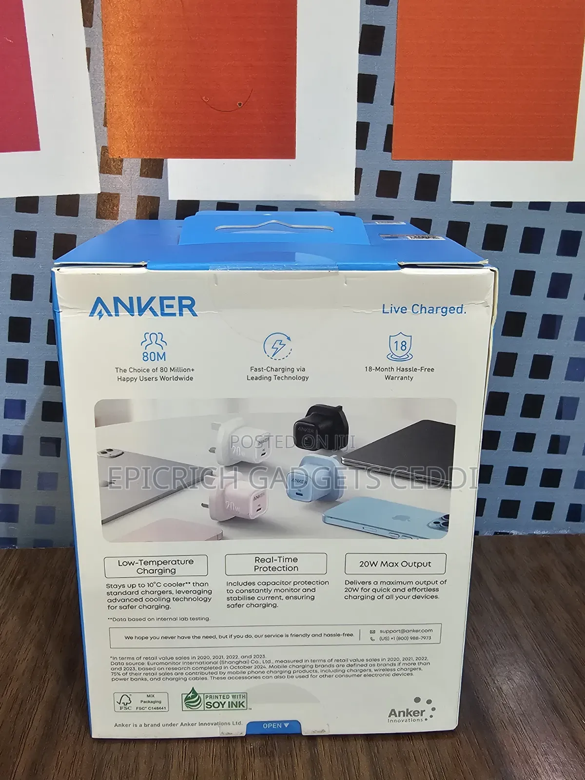 Anker Zolo 20w Charger for Apple, Samsung and More