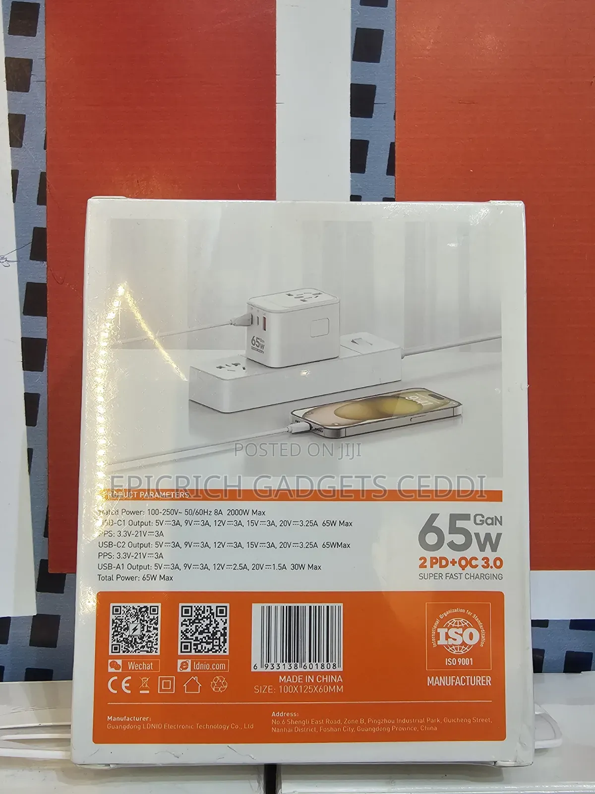 Ldnio 65w Gan Universal Travel Adapter and Converter