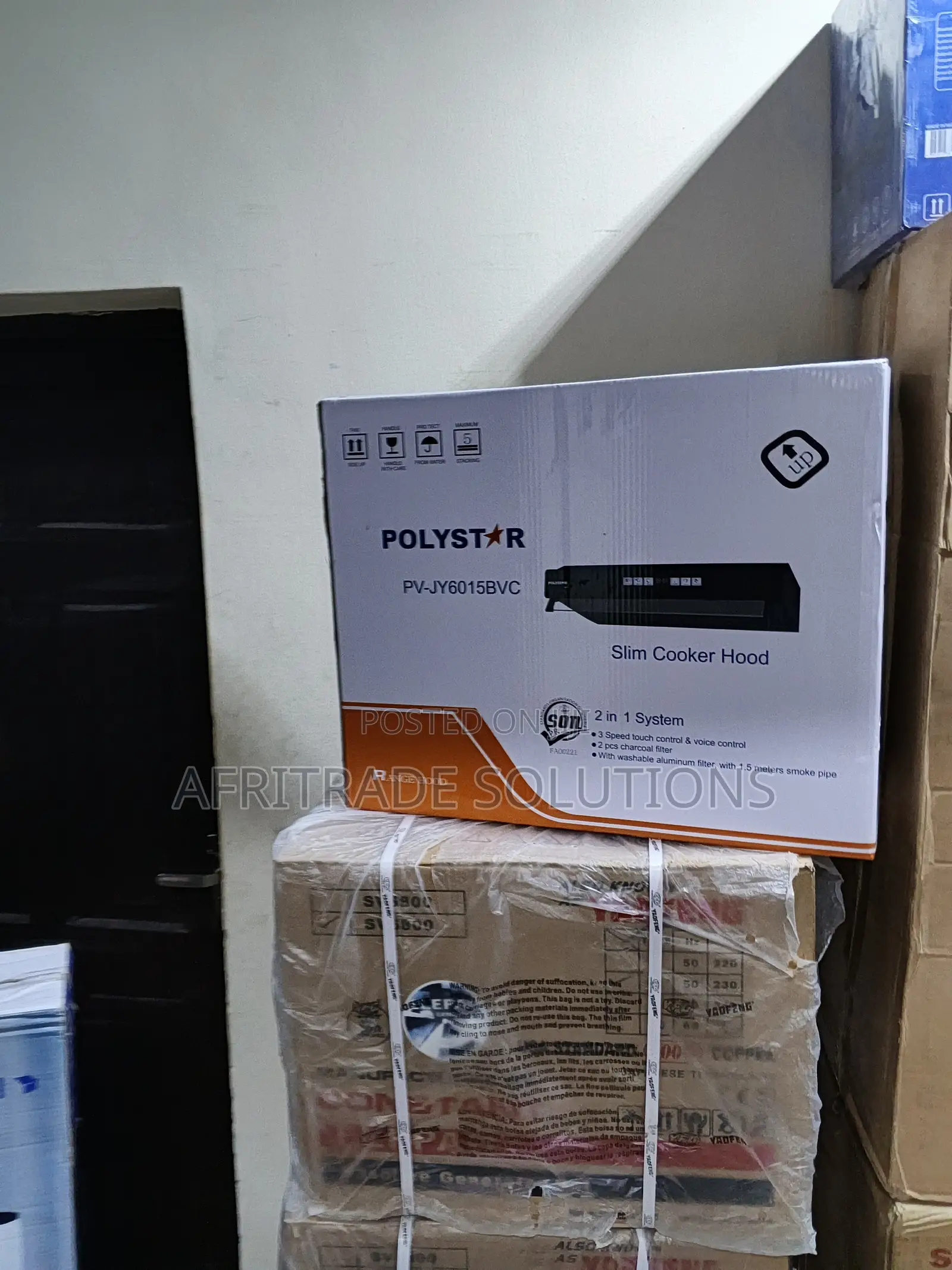 Polystar Pv-Jy6015bvc 60cm Stainless Steel Hood