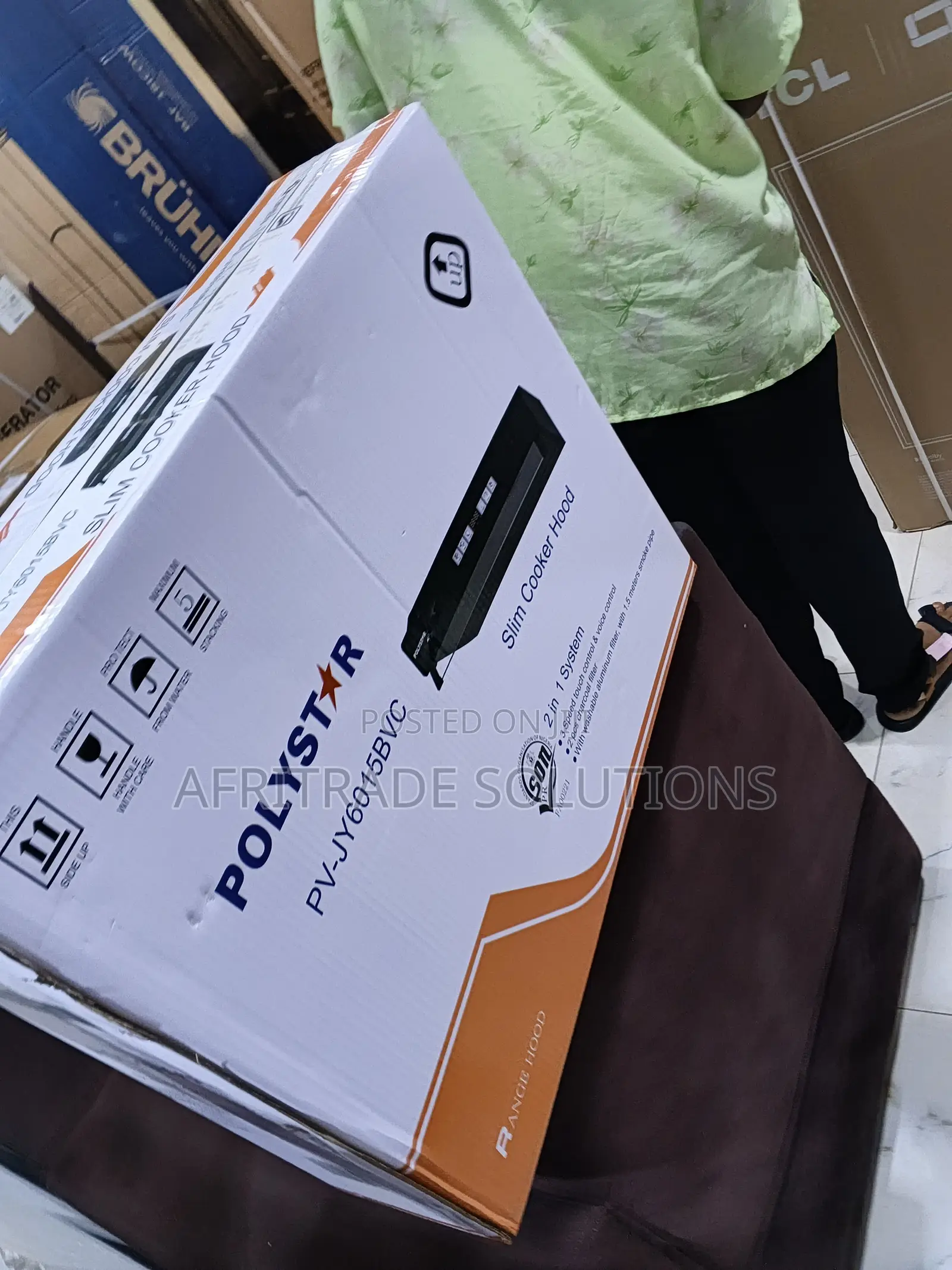 Polystar Pv-Jy6015bvc Powerful Kitchen Hood