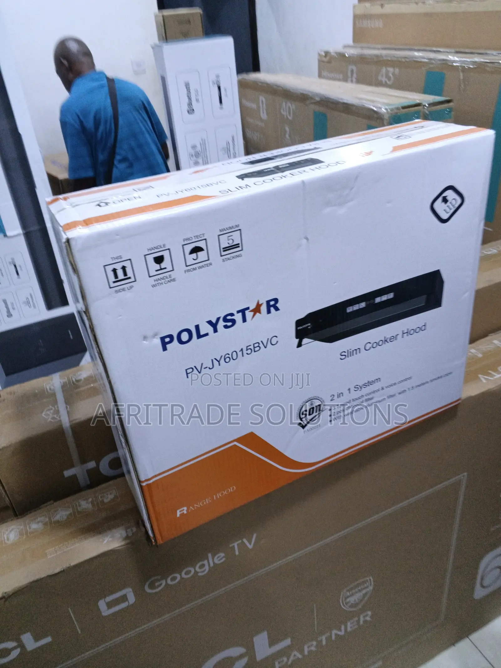 Polystar Pv-Jy6015bvc Modern Cooker Hood