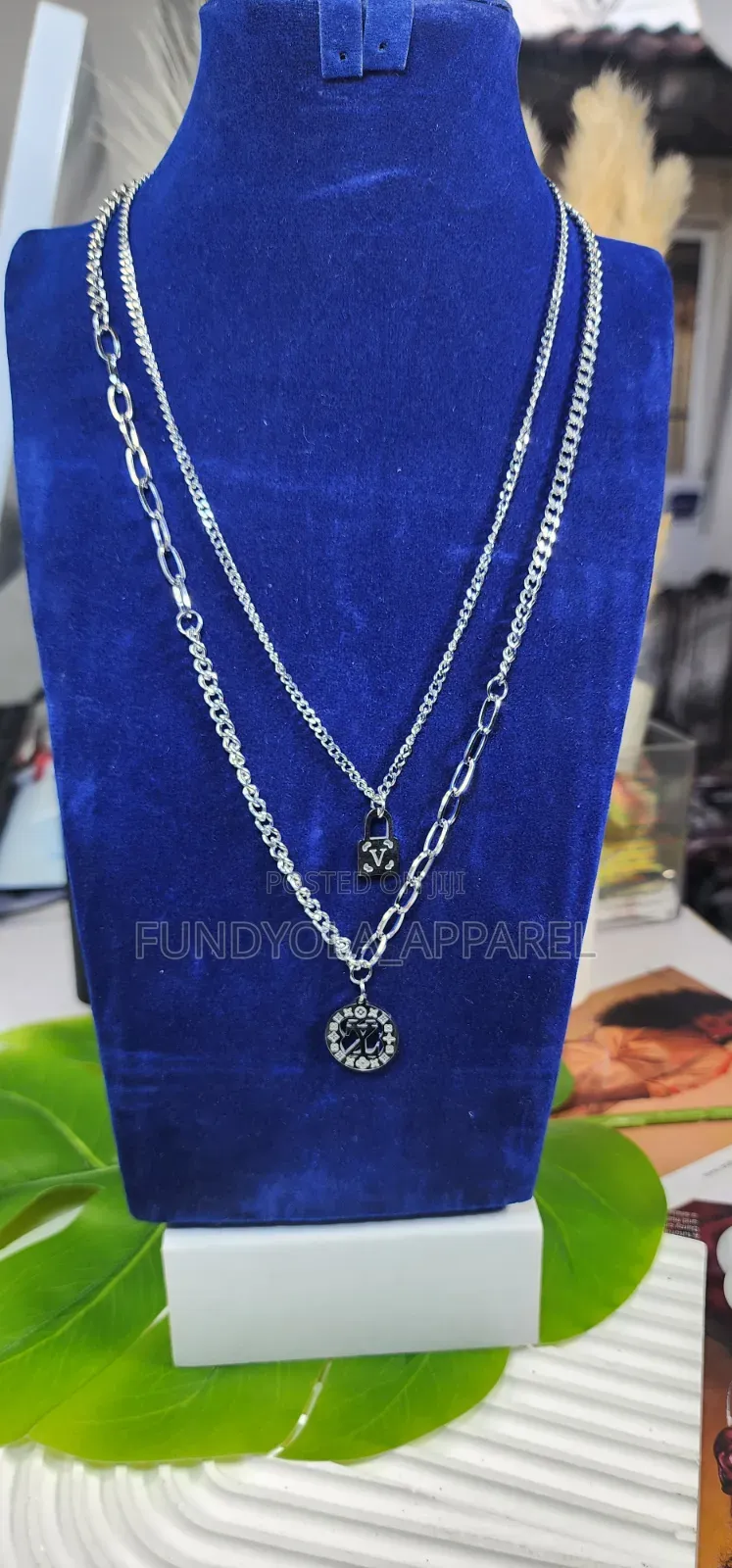 Monogram Medallion Choker