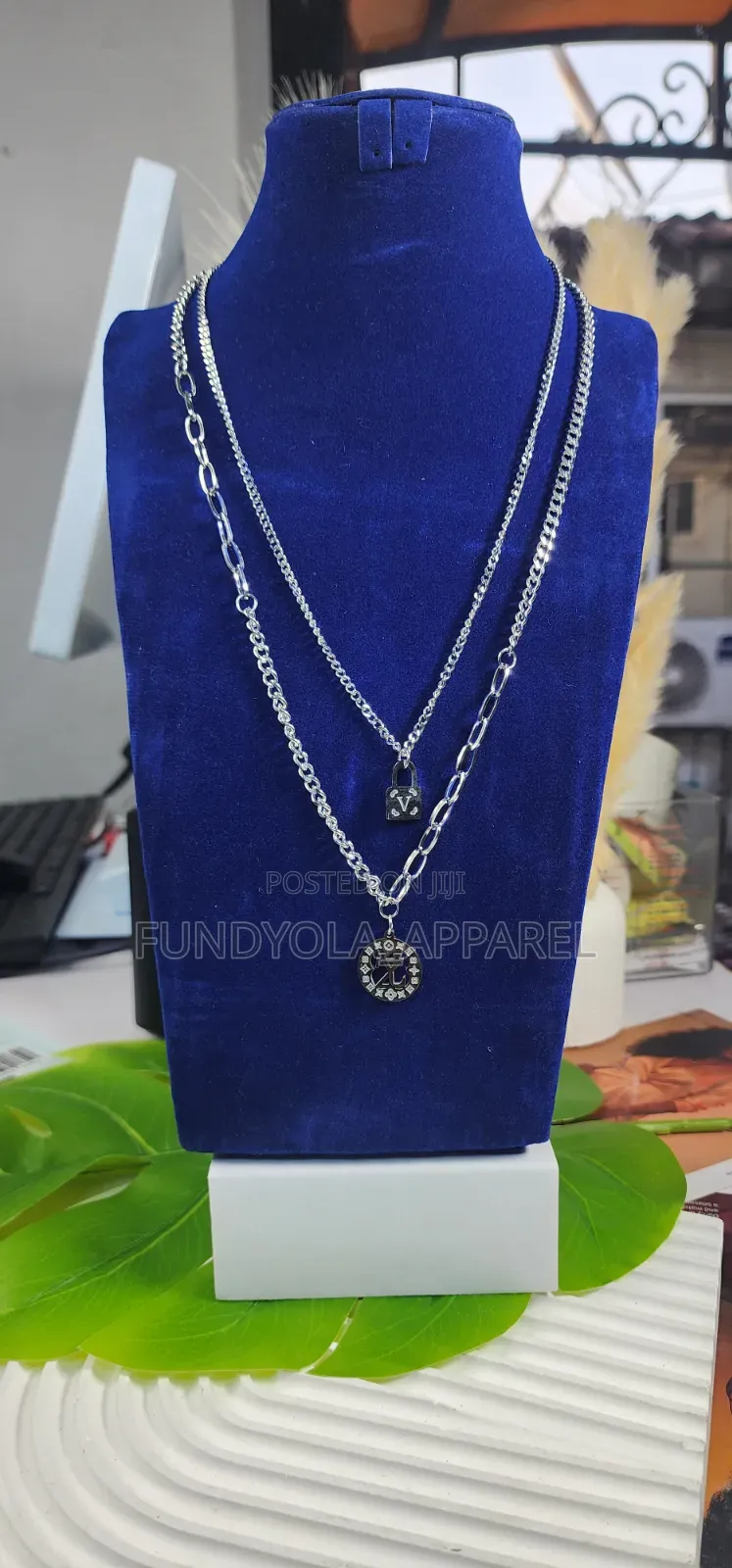 Monogram Medallion Choker