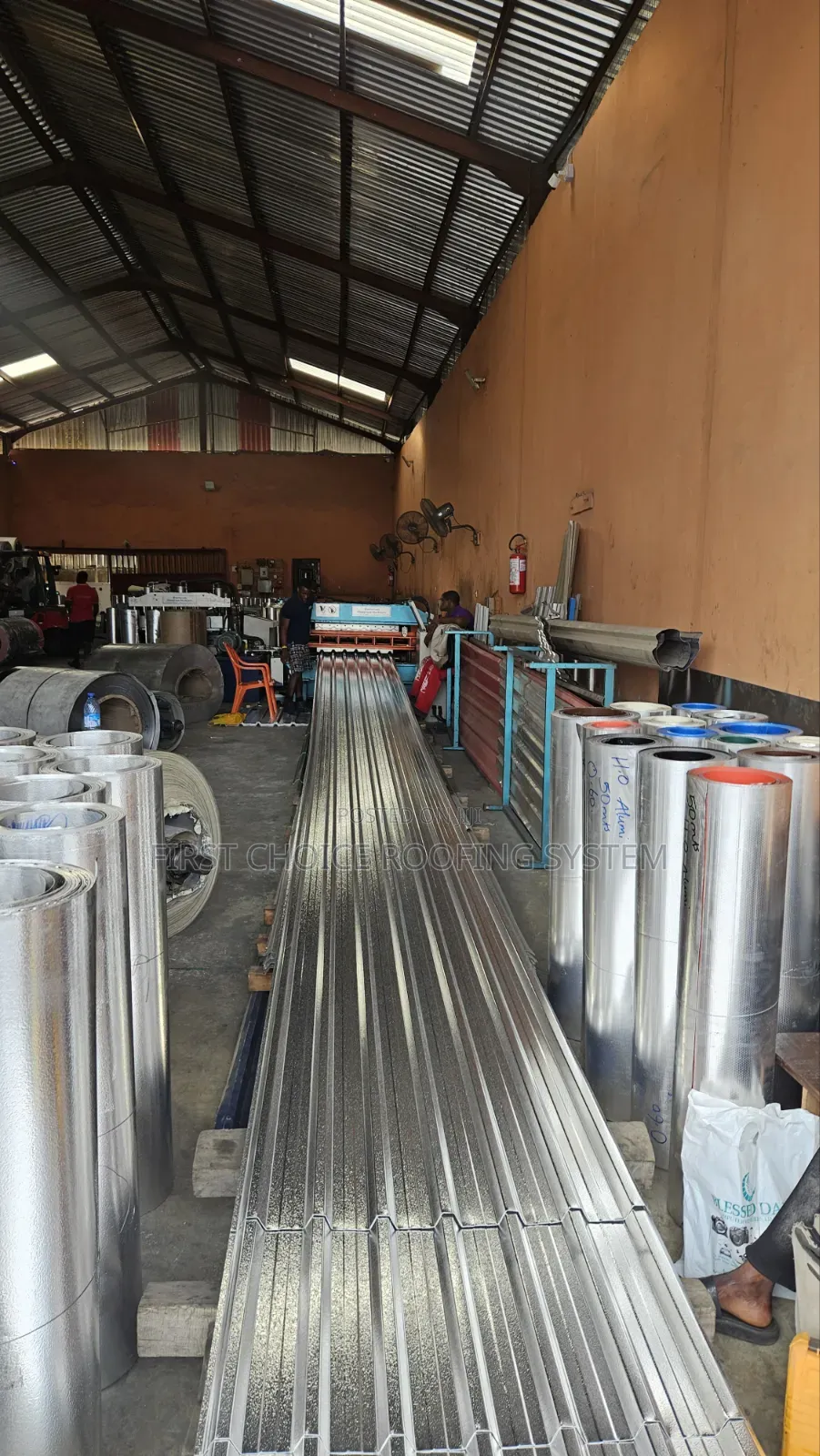 0.70mm Stucco Colour Aluminium Roofing Sheets