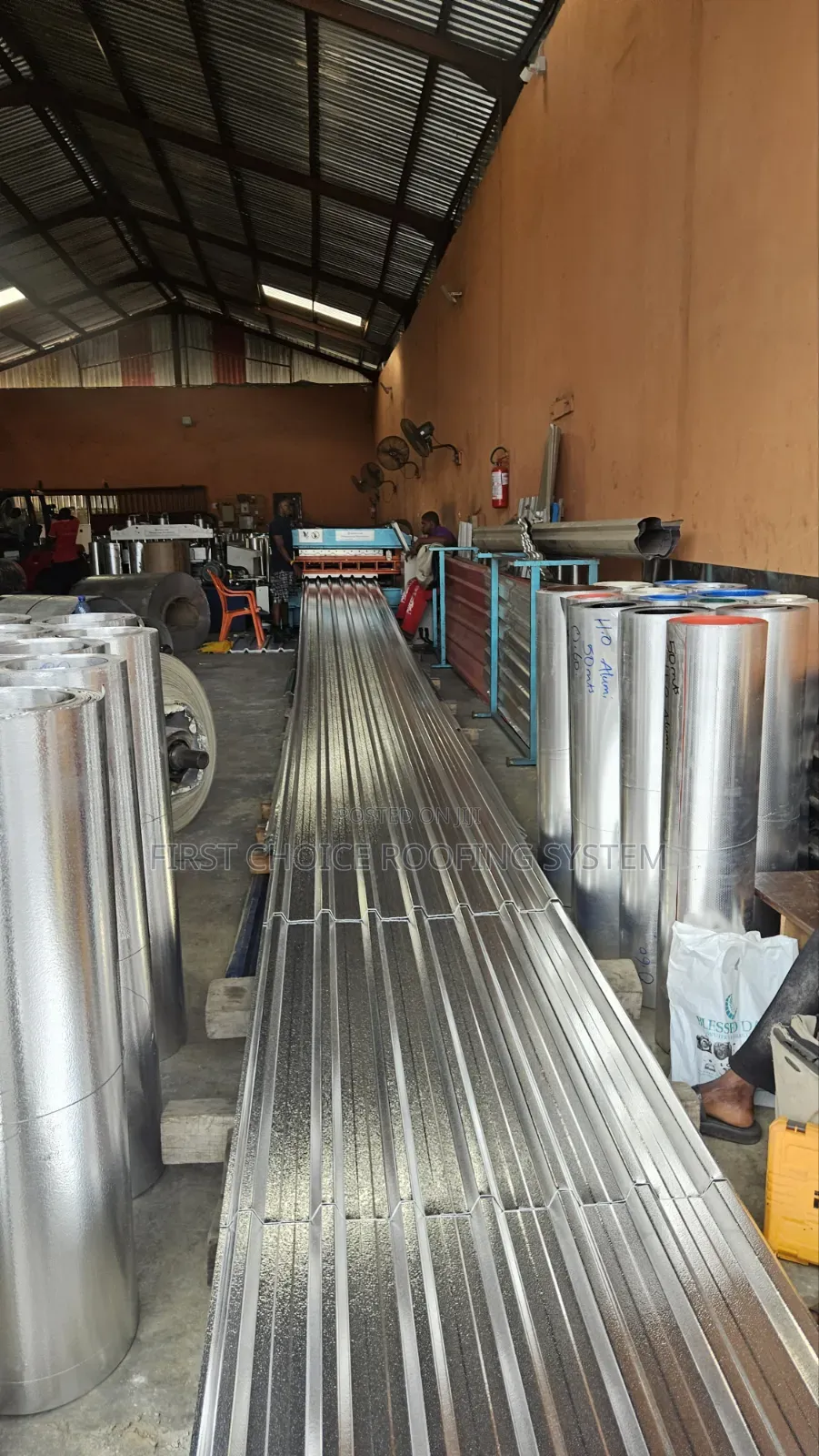 0.70mm Stucco Colour Aluminium Roofing Sheets