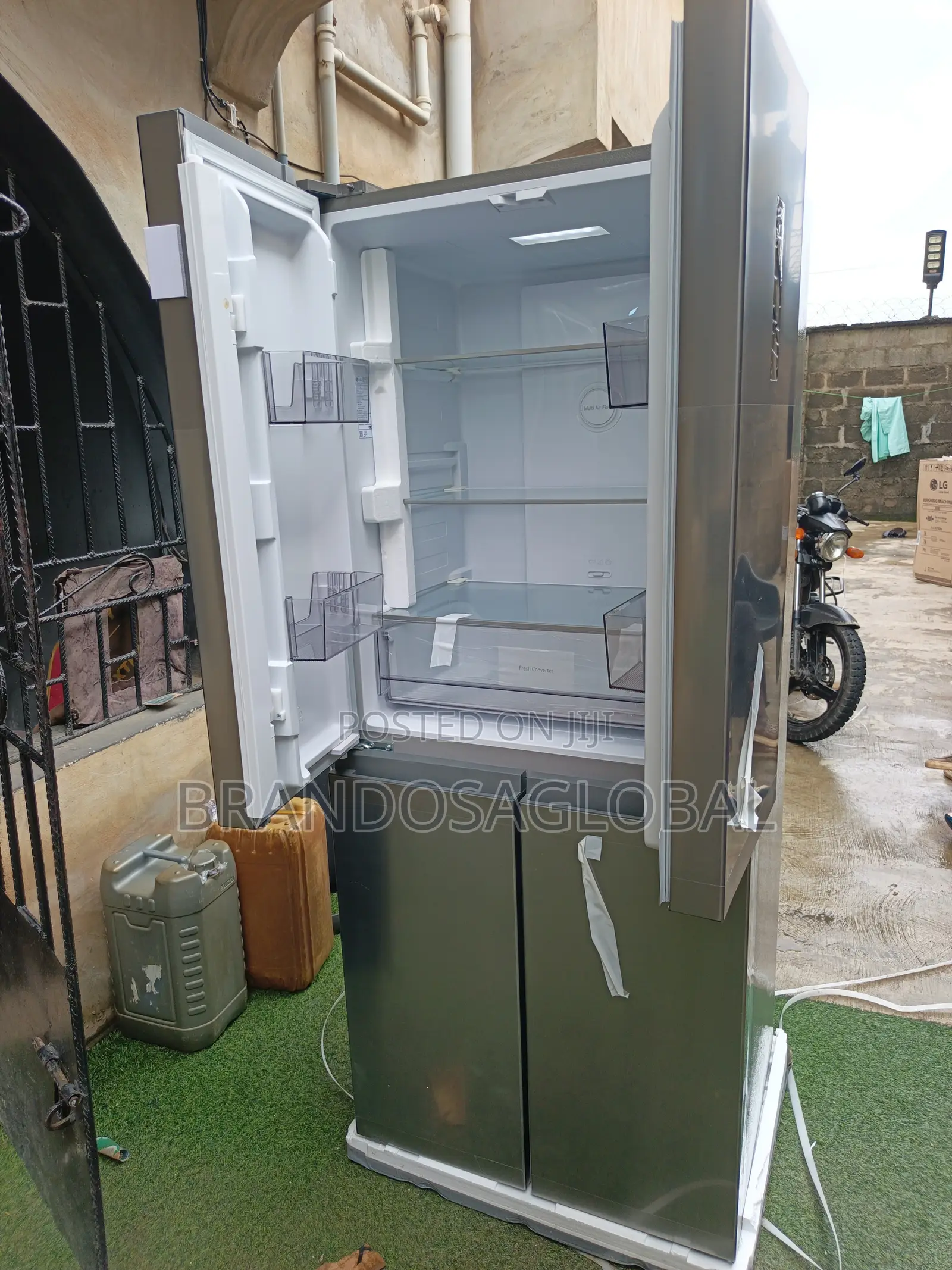 Lg 434l Side by Side Refrigerator Ref-41fplamgcf–Foodcooling Appliance