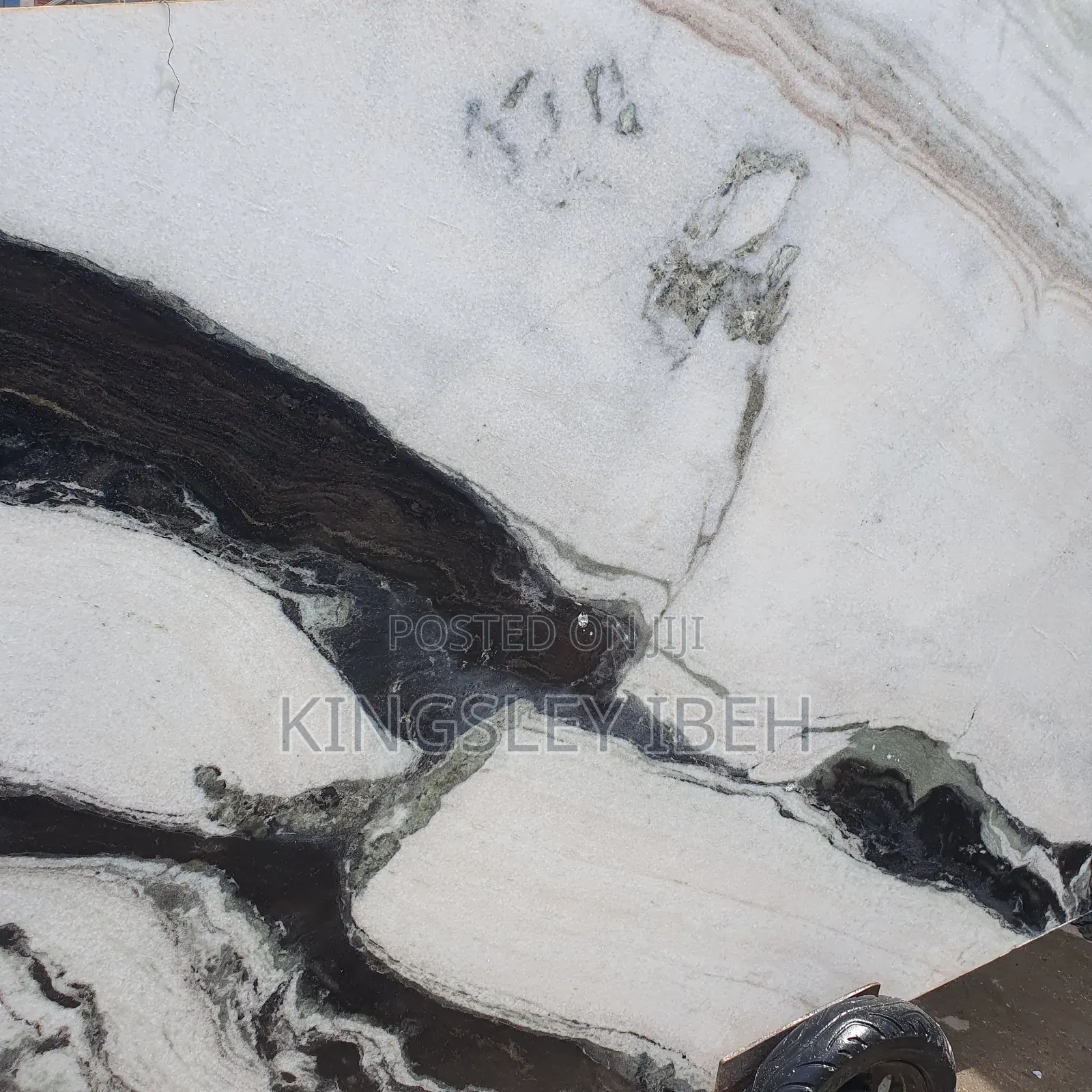 150×189 Cm Alpaccino Waves Black /White Granite Marble