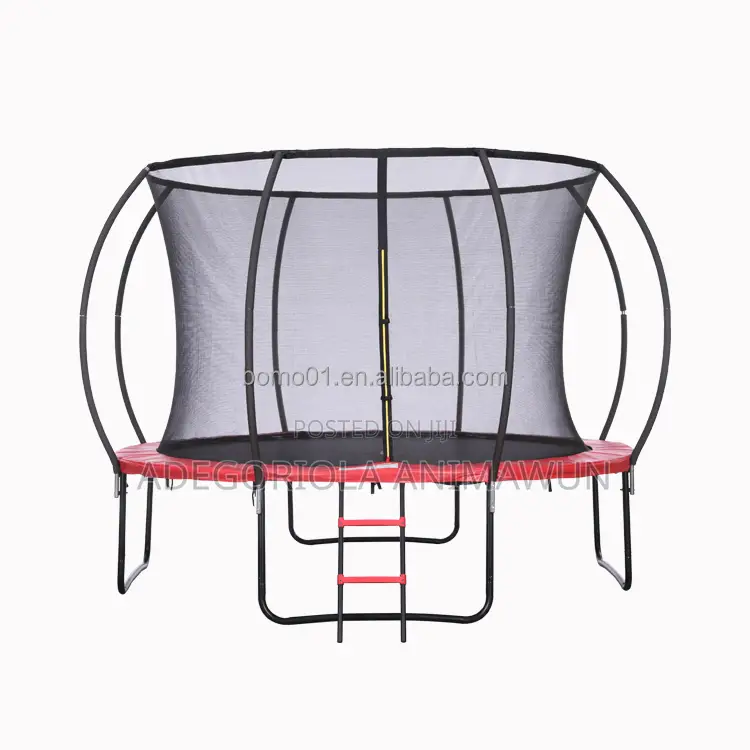 Outdoor Garden Trampoline With Safety Enclosure
