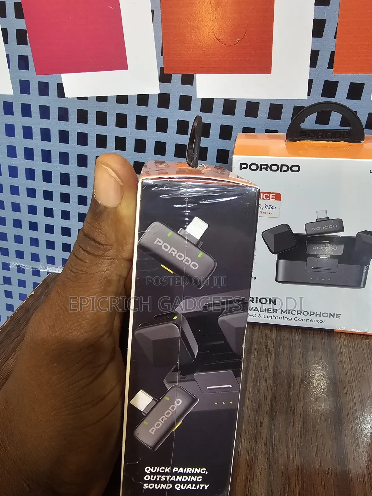 Porodo Orion Lavalier Wireless Microphone for Content