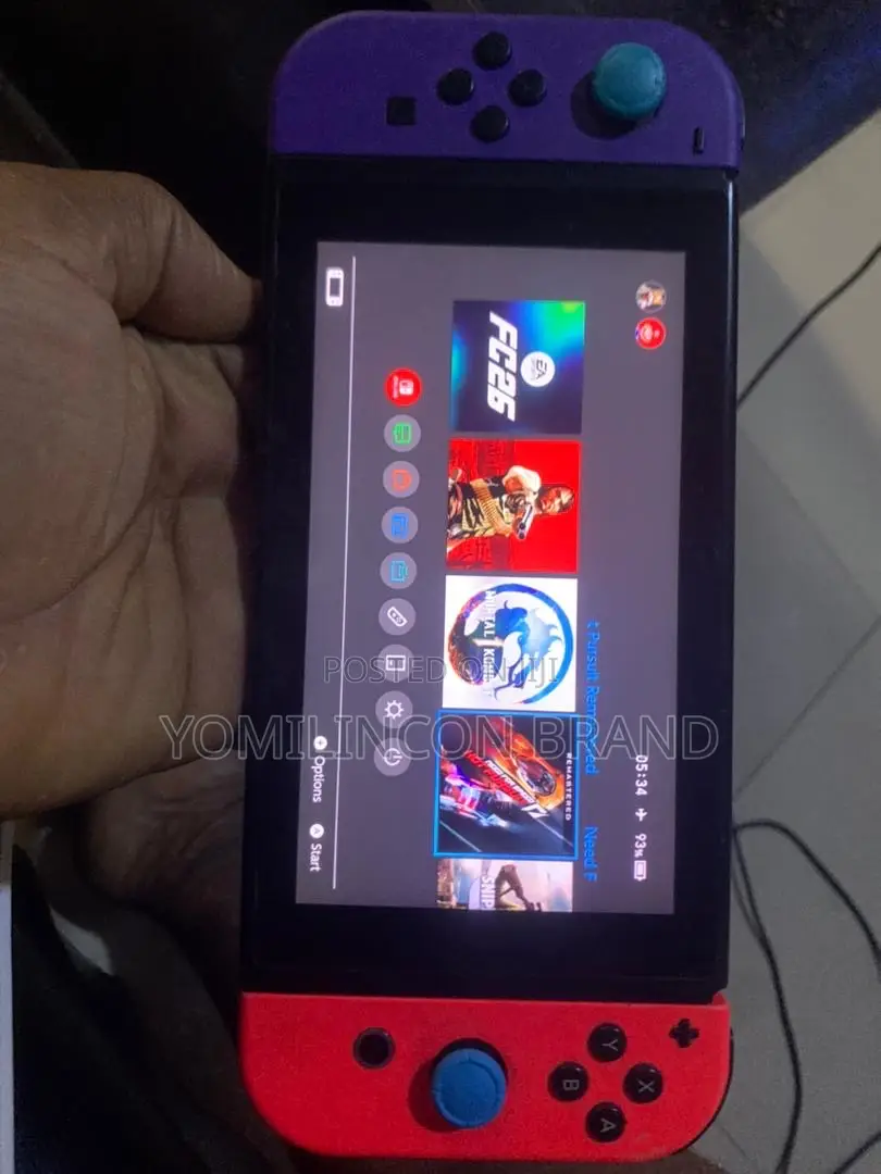 Nintendo Switch Hacked With 15games 