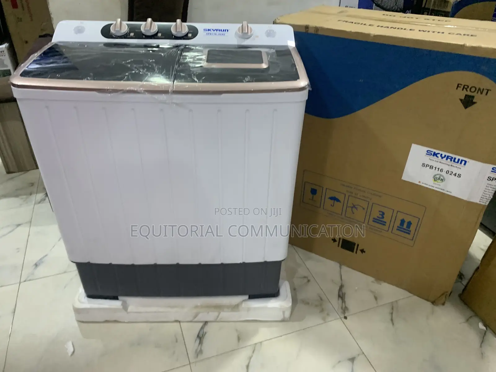 Skyrun 11kg Twin Tub Washing Machine – Spb116-024s