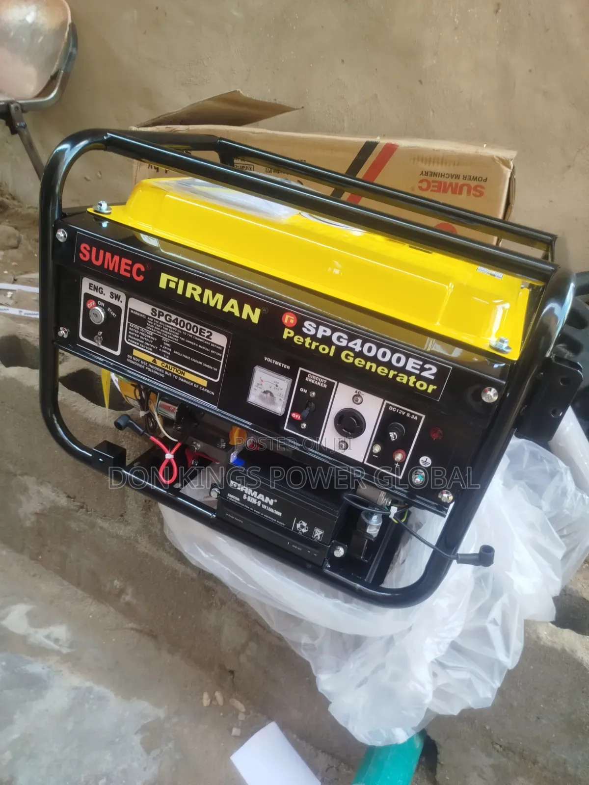 Sumac Firman Spg4000 4.5kva 100% Copper Coil Generator