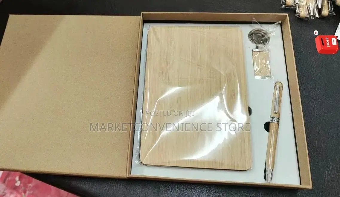 3 in 1 Wooden Corporate Gift Set