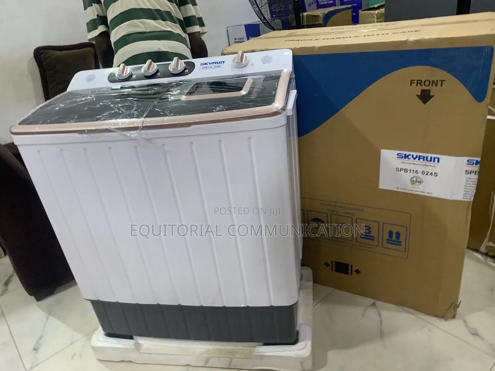 Skyrun Spb116-024s Twin Tub 11kg Cleaning Machine