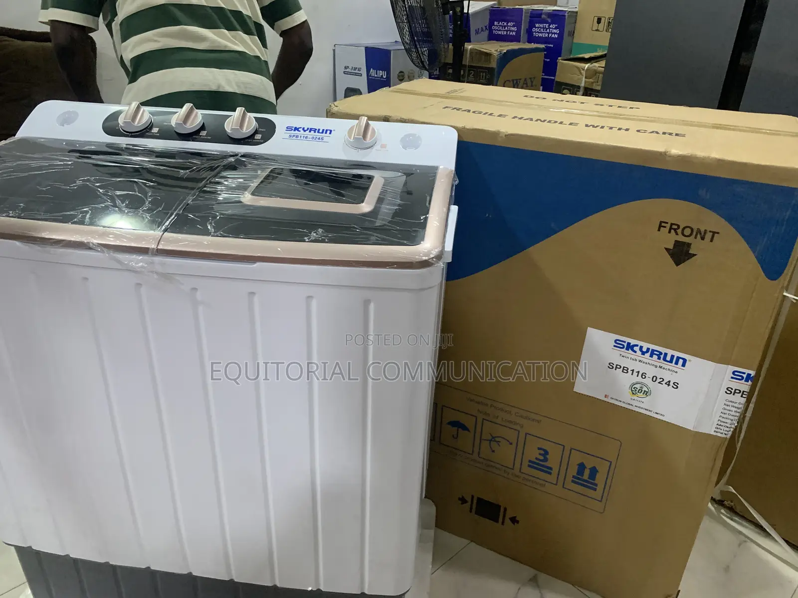Skyrun Semi-Automatic 11kg Washer With Air Turbo Technology