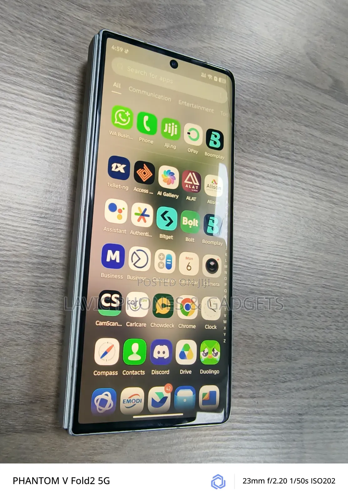 Tecno Phantom V Fold 256 GB Gray