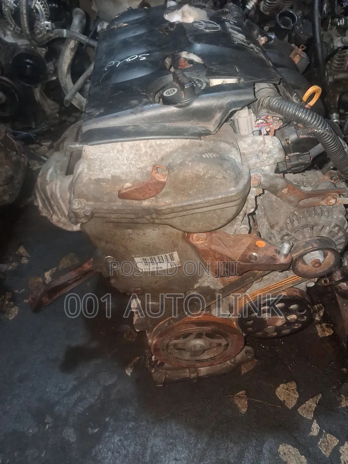 1nz Engine With 9pin Gearbox for Yaris 2007 Model.