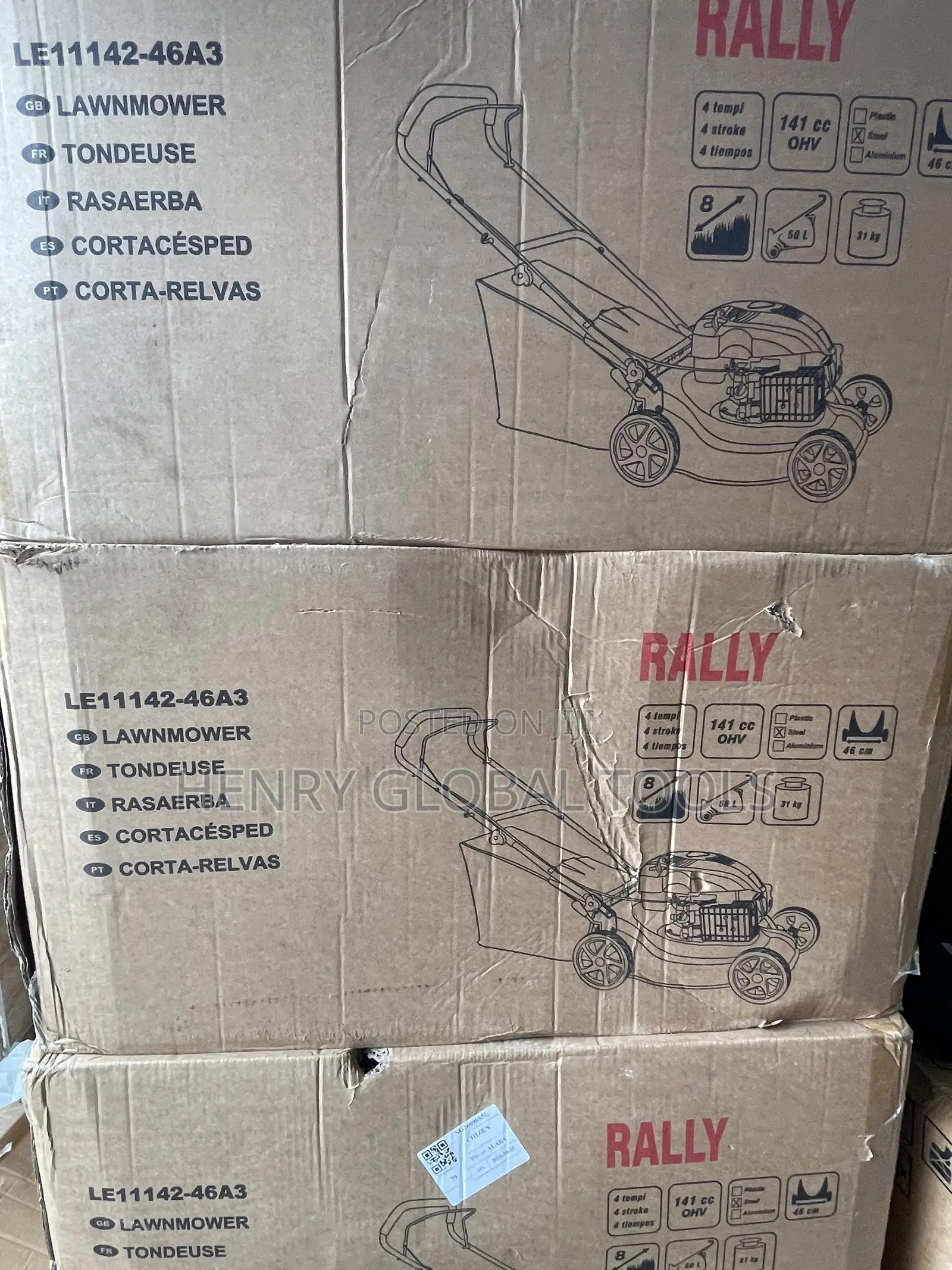 18” Rally Heavy Duty Lawn Mower Machine