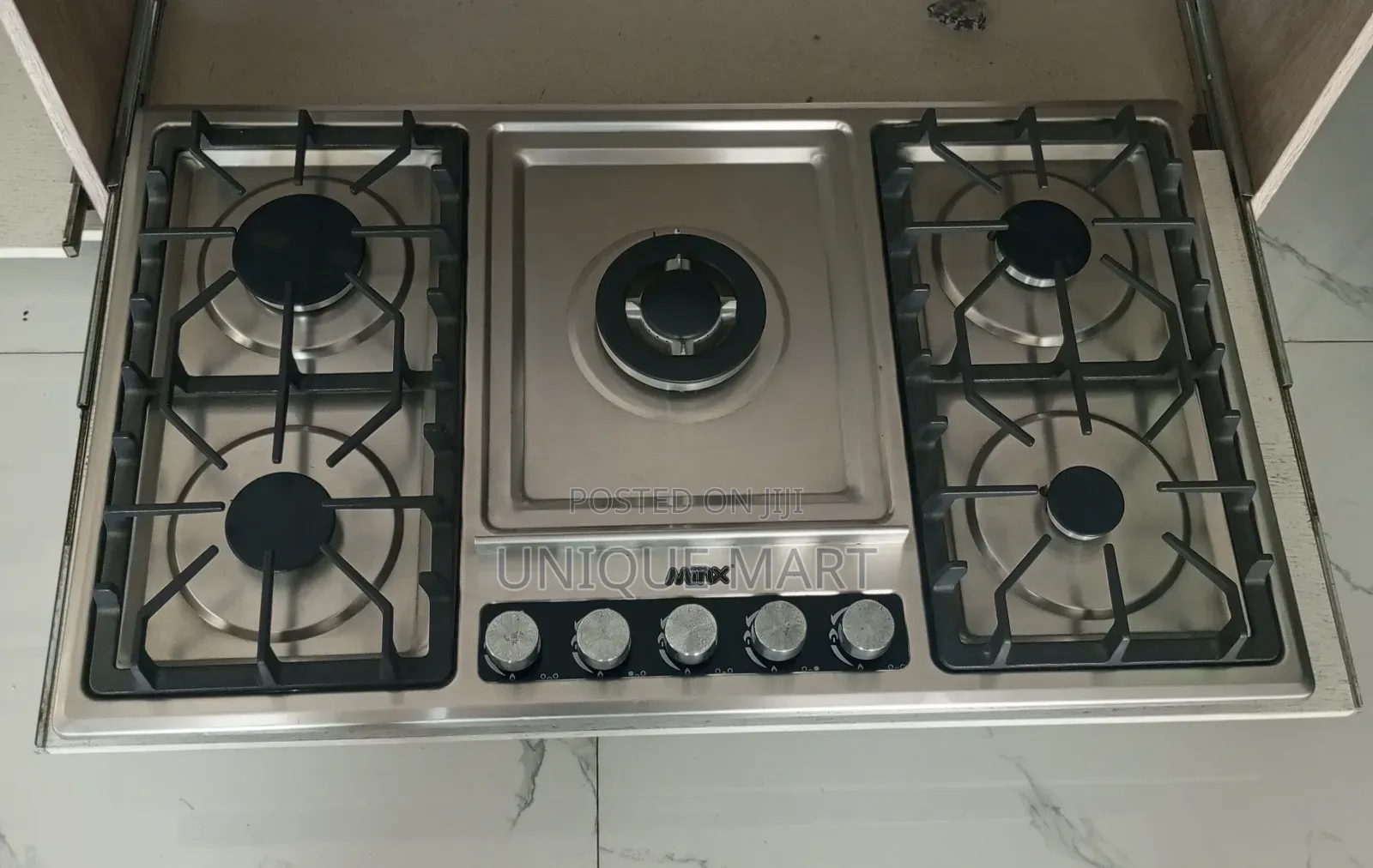 90cm Stainless 5-ways Gas Burner. Brand Minx
