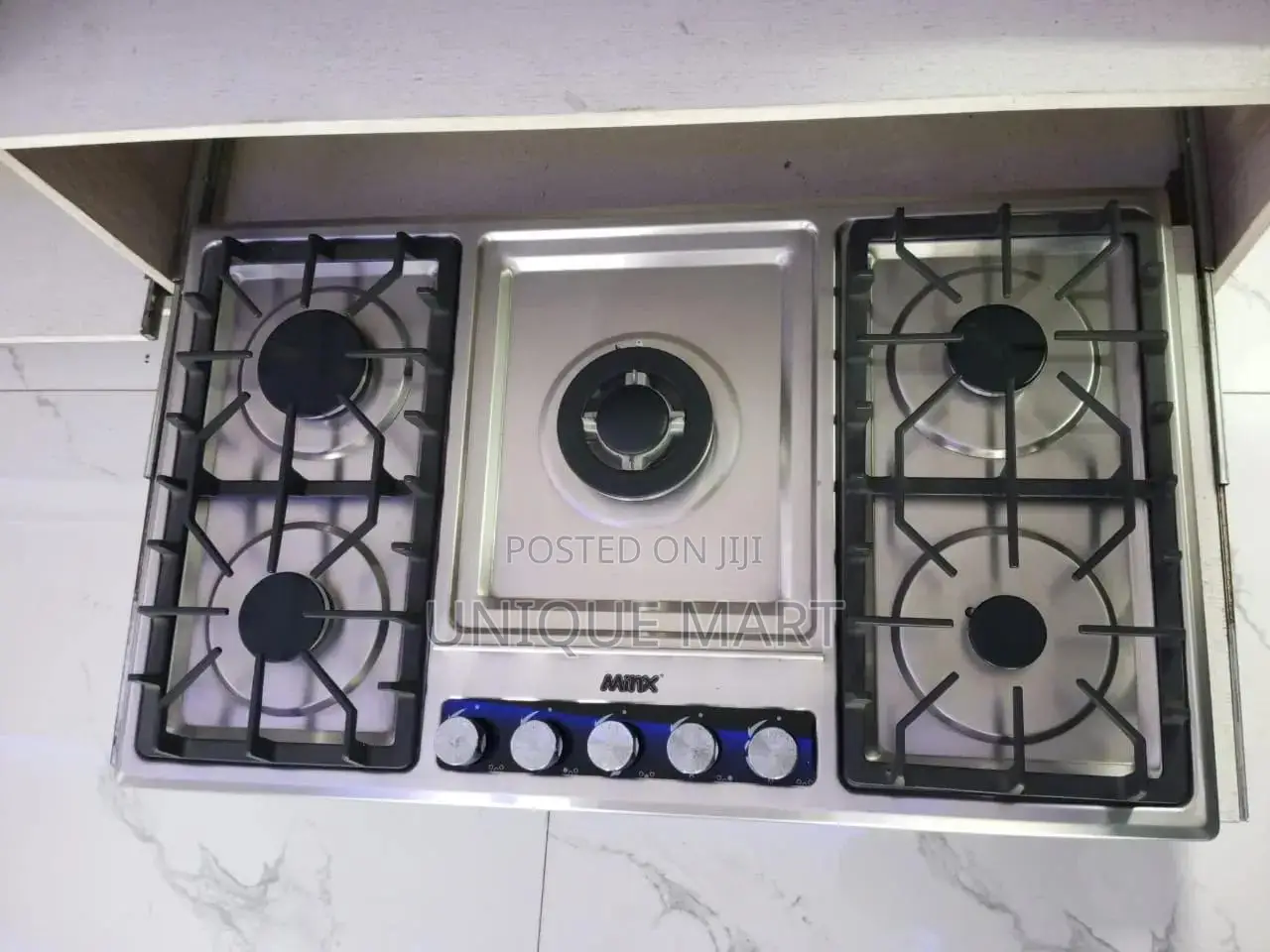 90cm Stainless 5-ways Gas Burner. Brand Minx
