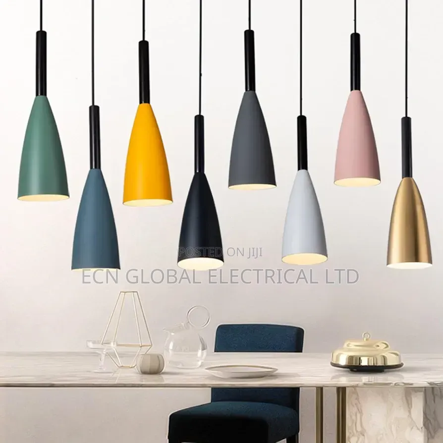 Modern Mini Pendant Light – Sleek Black Cone Led Hanging Lamp (Tiyeta)