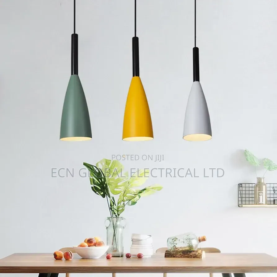 Modern Mini Pendant Light – Sleek Black Cone Led Hanging Lamp (Tiyeta)