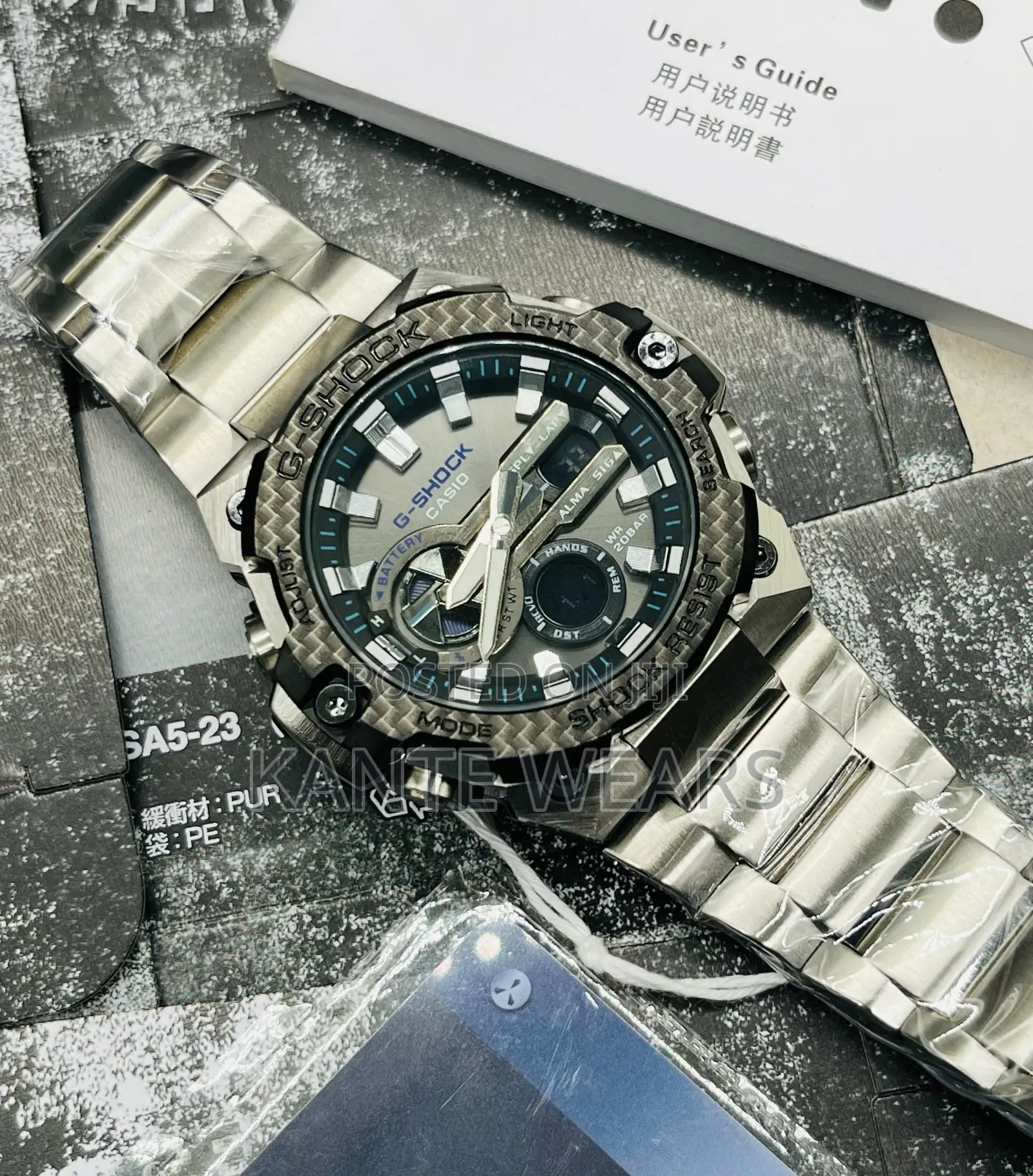 *Quality Chain Strap GST-B400 Gshock Wristwatch*