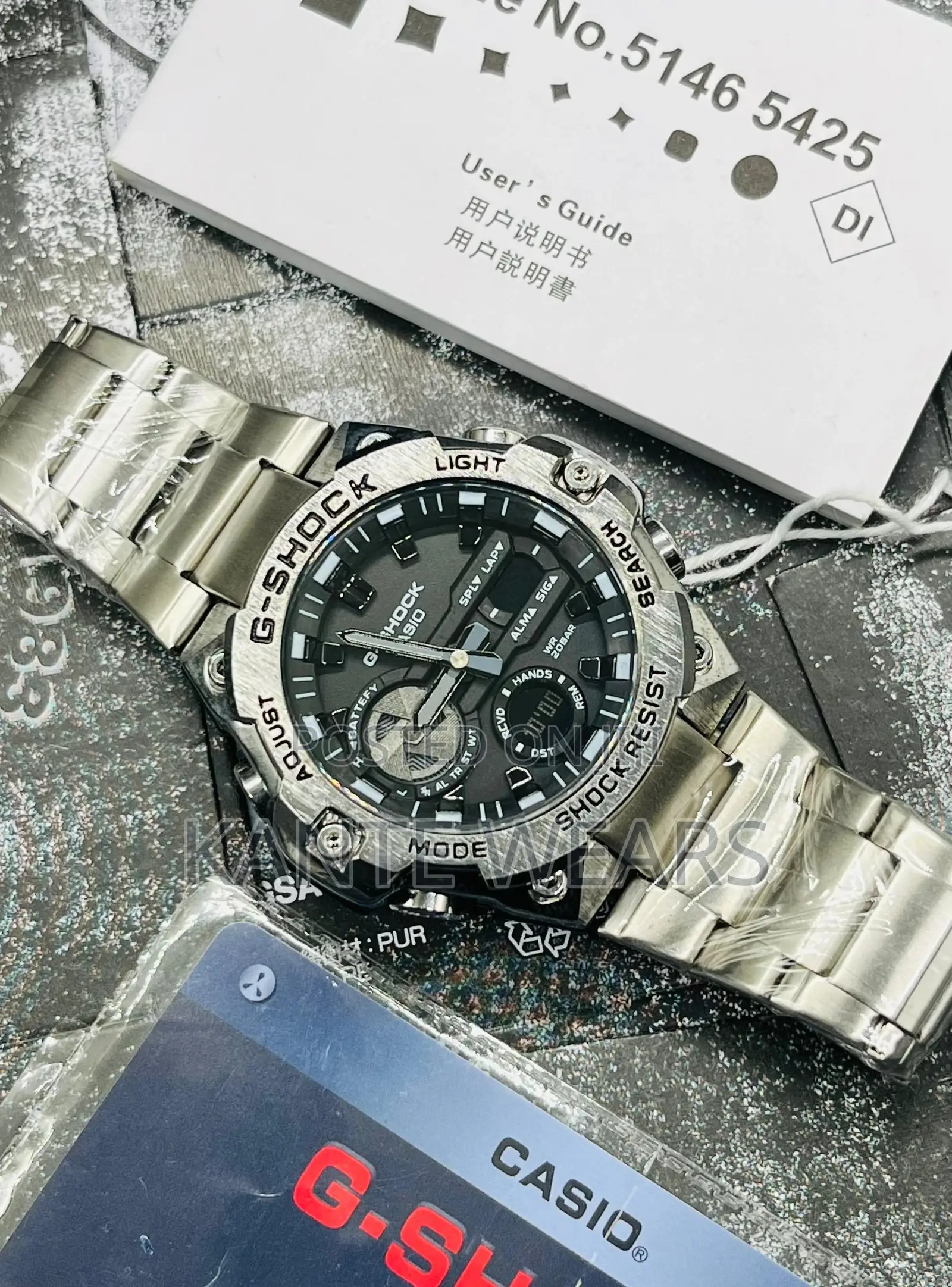 *Quality Chain Strap GST-B400 Gshock Wristwatch*