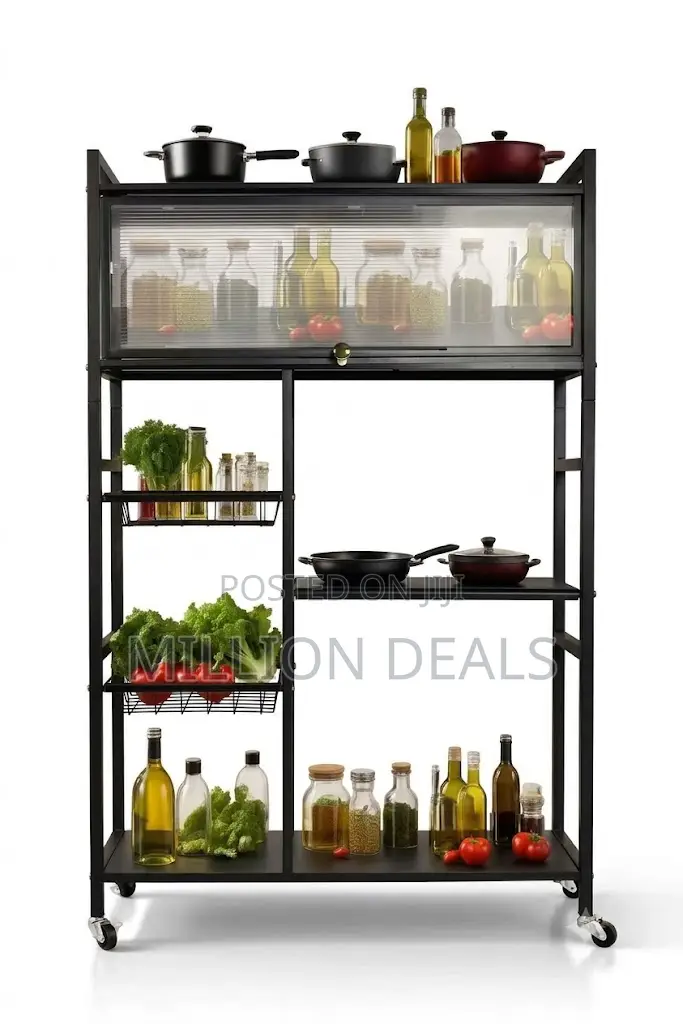 Unique Multifaceted Kitchen Storage Luxury Rack