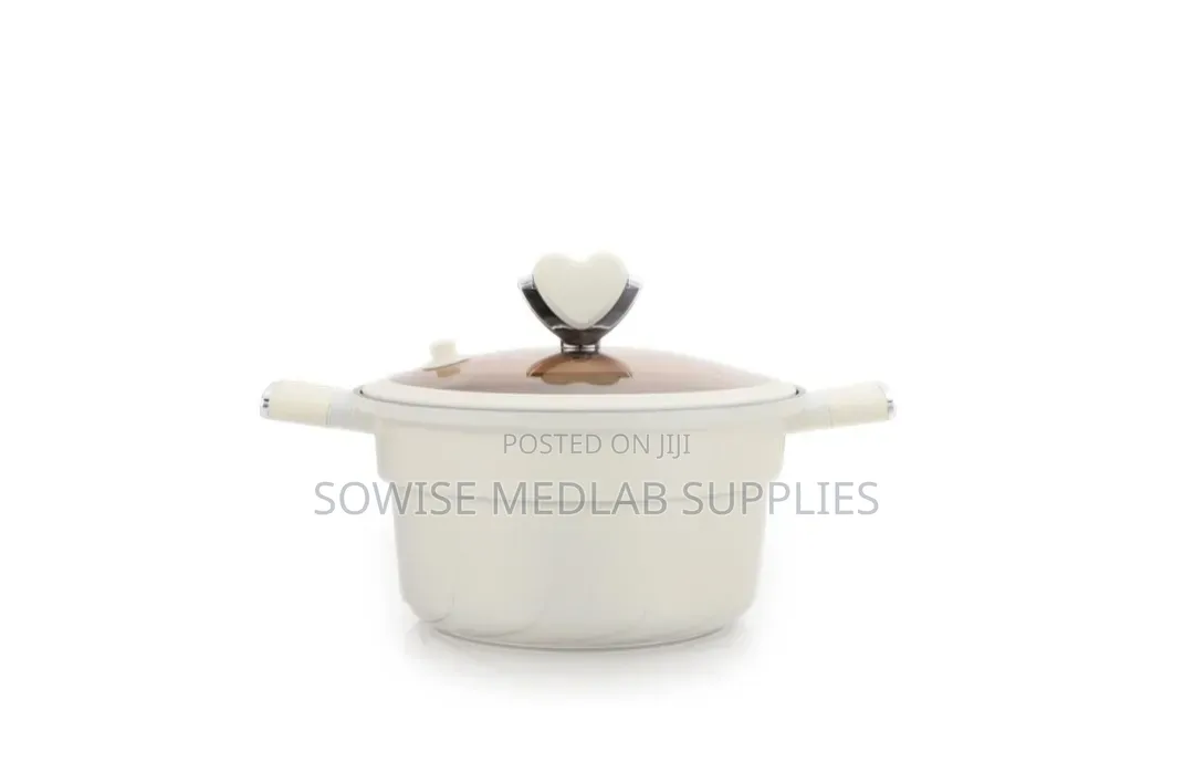 24cm Heart Low Pressure Cemamic Non Stick Casserole