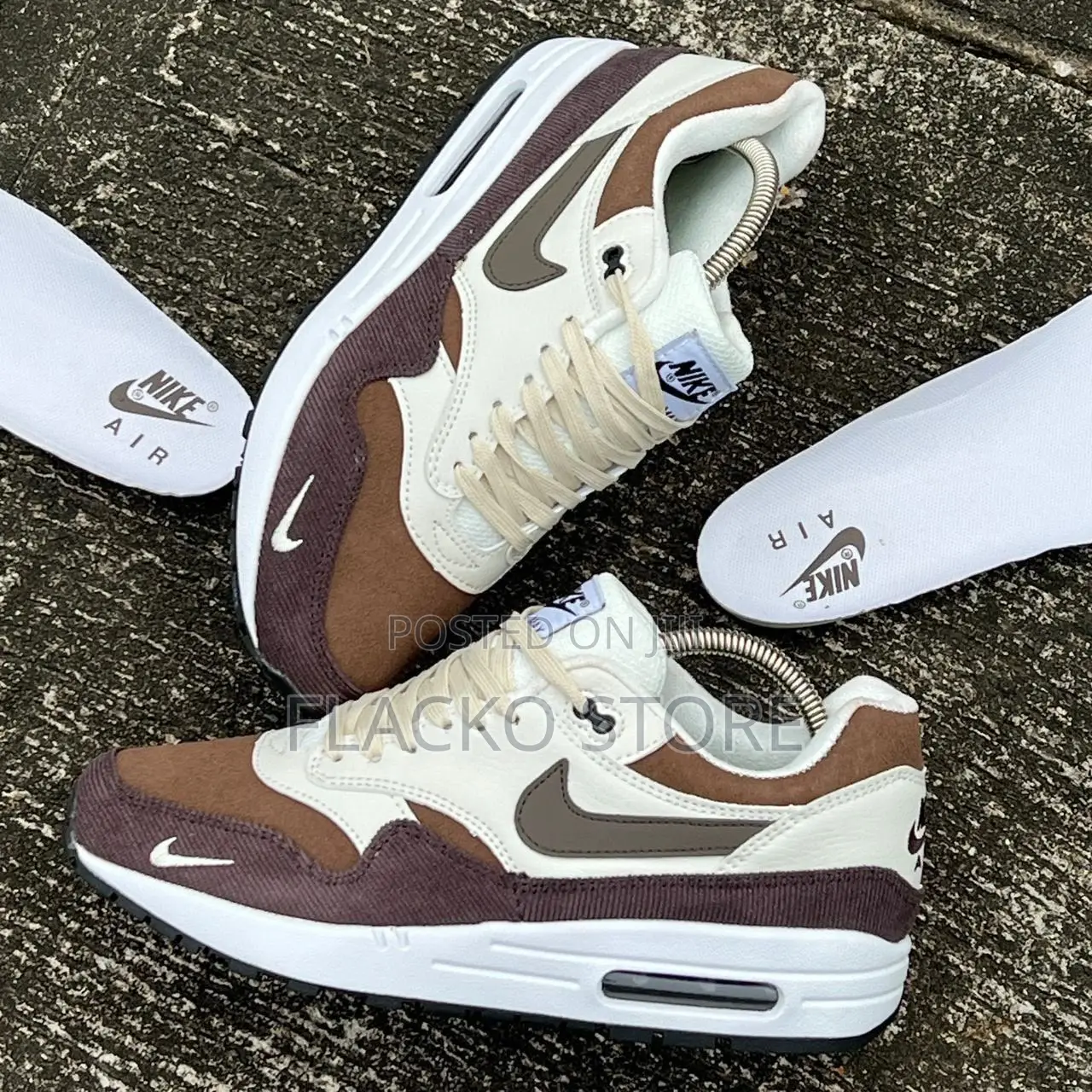 Original Nike Air Max 1 Velvet Brown Sneakers