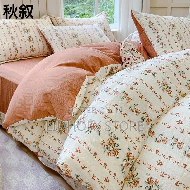 Beautiful Bed Set Floral Duvet Cover Bed Linen Sheet Pillowcase