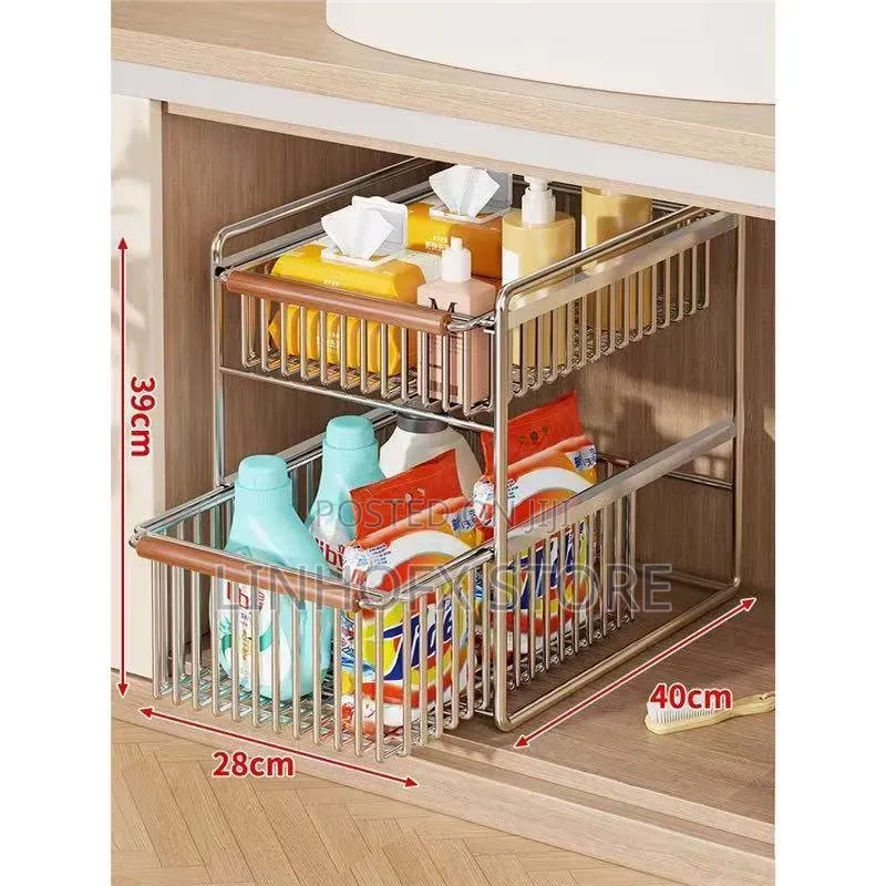 Storage Rack, Bathroom Washbasin Cabinet, Stainless Steel Storage Rack