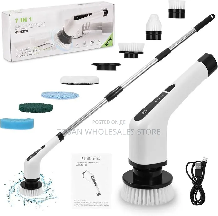 ​7-in-1 Electric Spin Scrubber