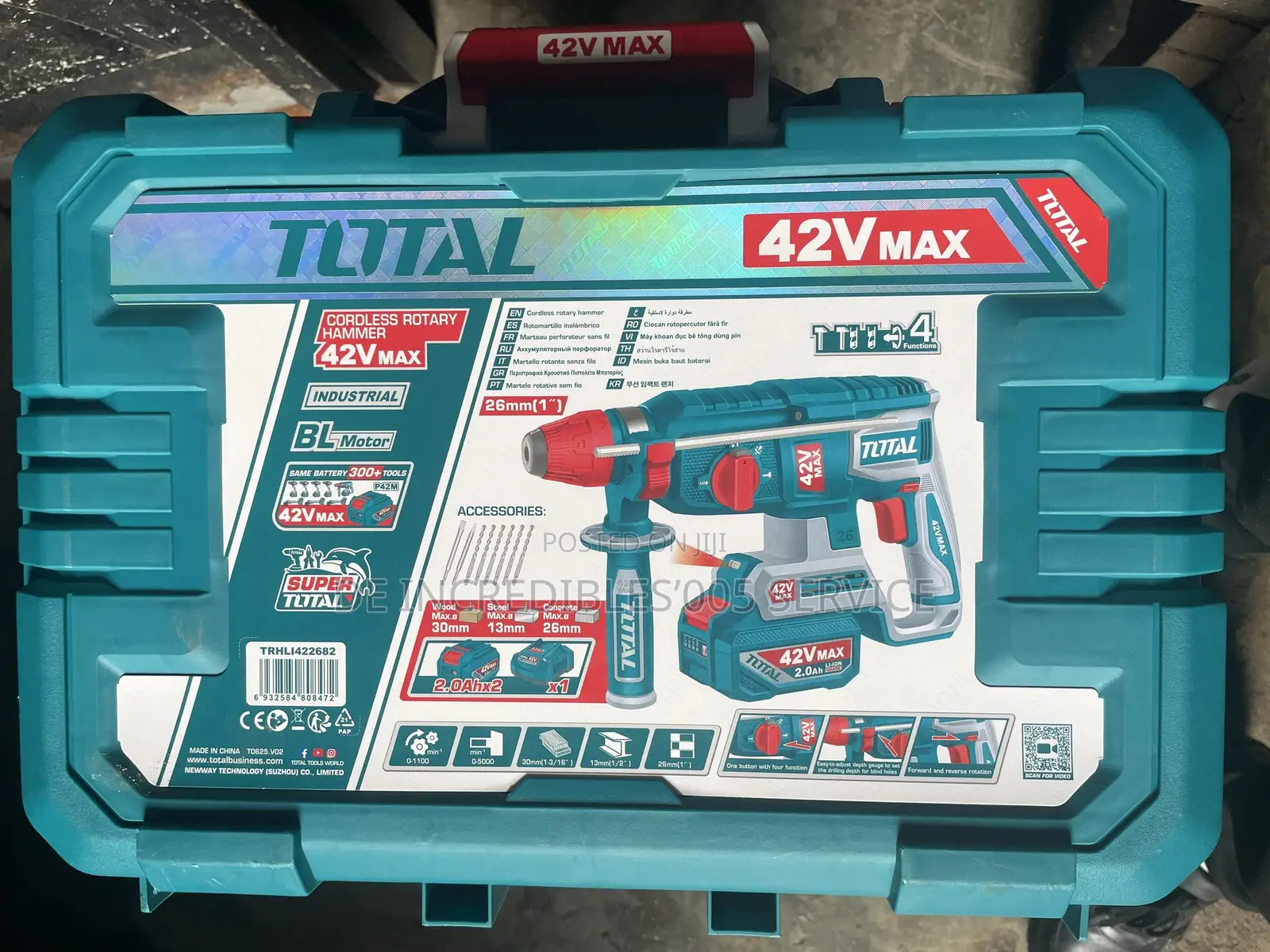 Total 42vmax Cordless Rotary Machine