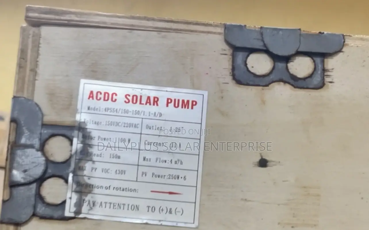 Ac/Dc 1.5hp Solar Pump