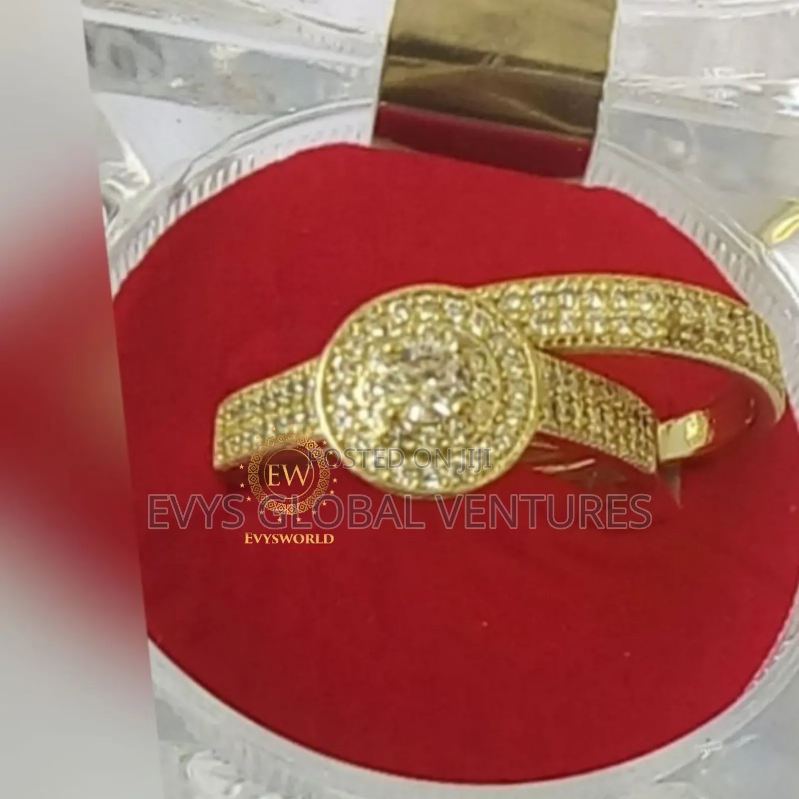 3pc Wedding Rings for Women and Men - Gold