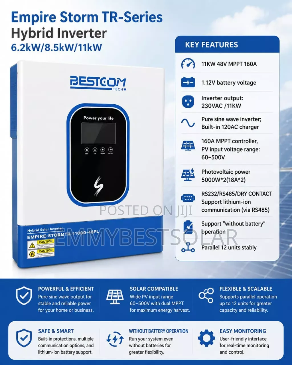 3.5kva Bestcom Solar Inverter