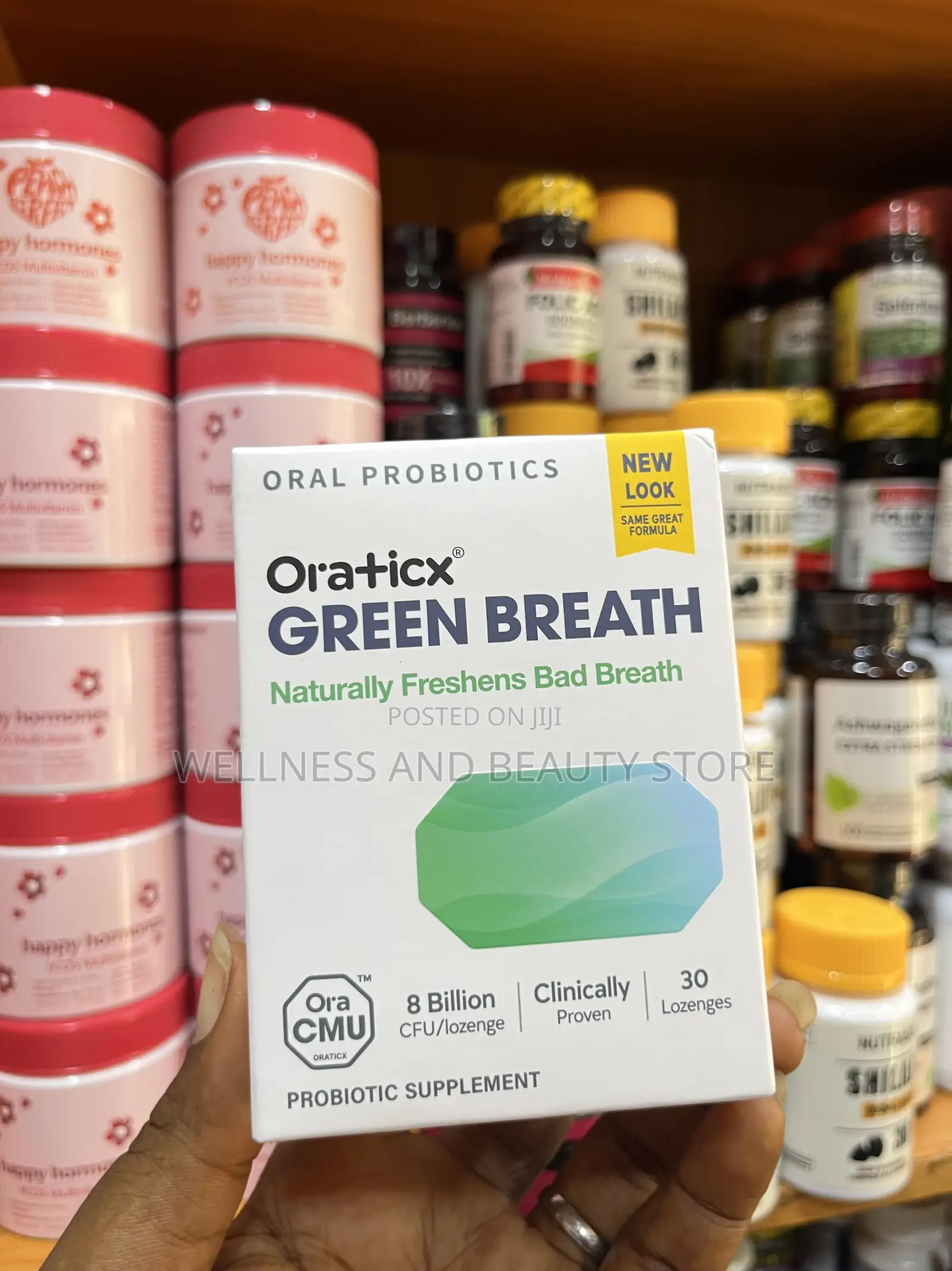 Oratick Green Breath / Oral Probiotics/ 30 Lozenge
