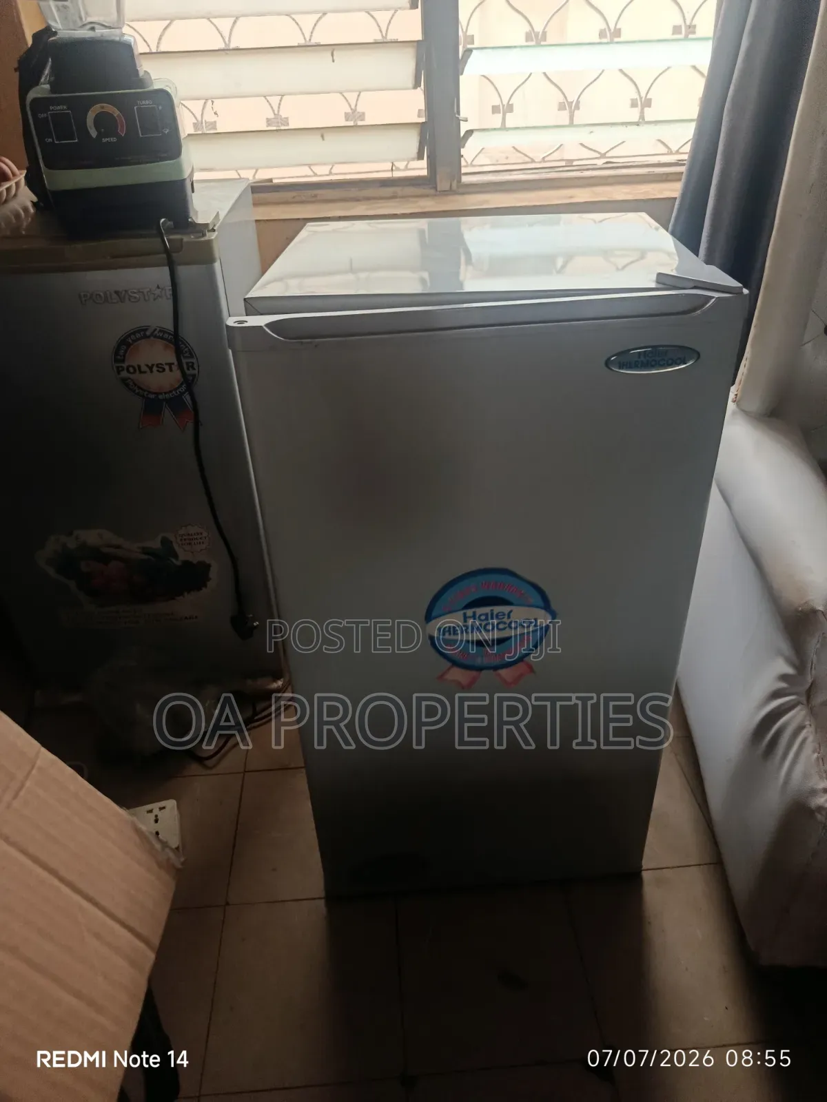112l Haier Thermocool Fridge(With Freezer Part) for Sale in Ibadan