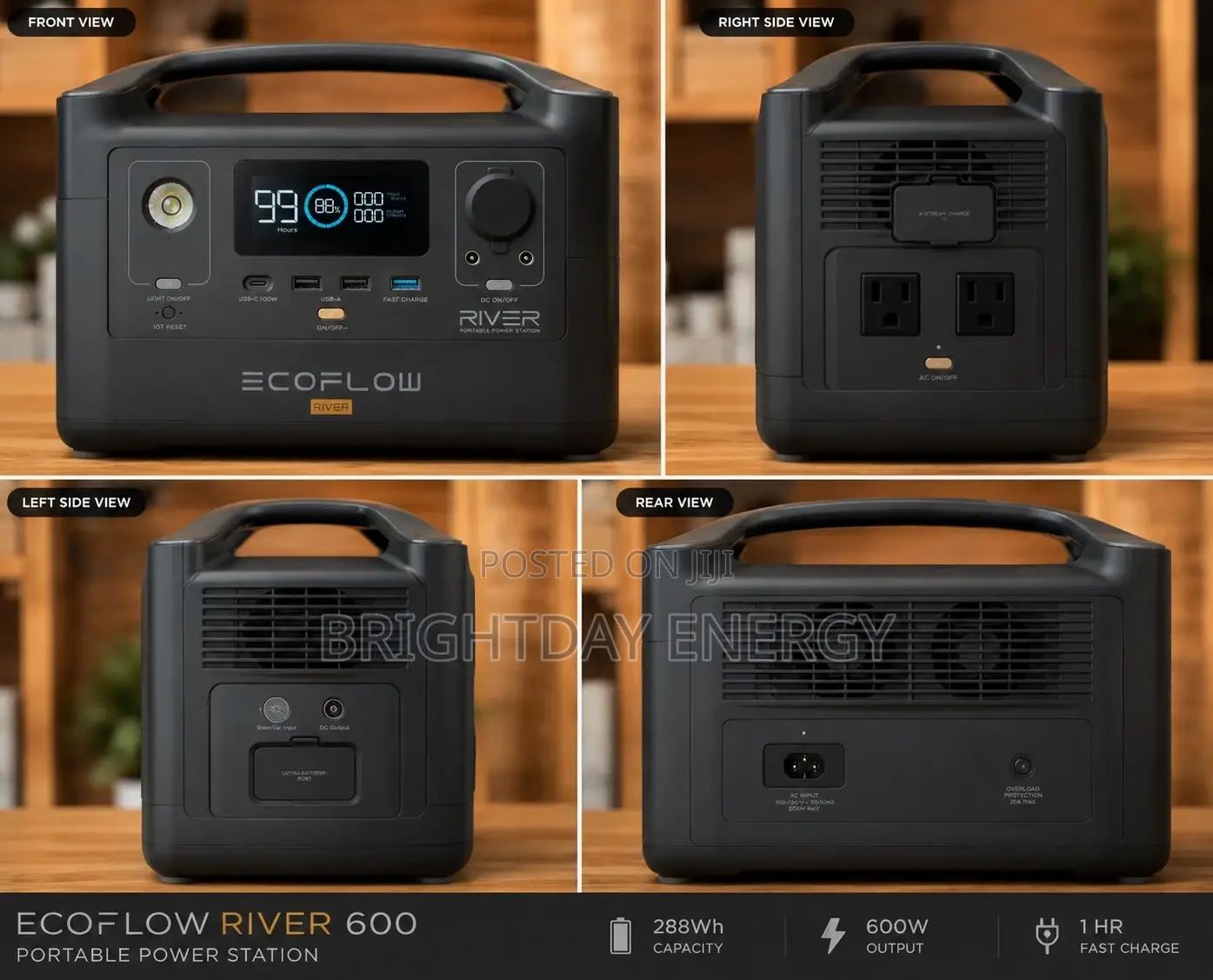 River 600 Portable Power Station