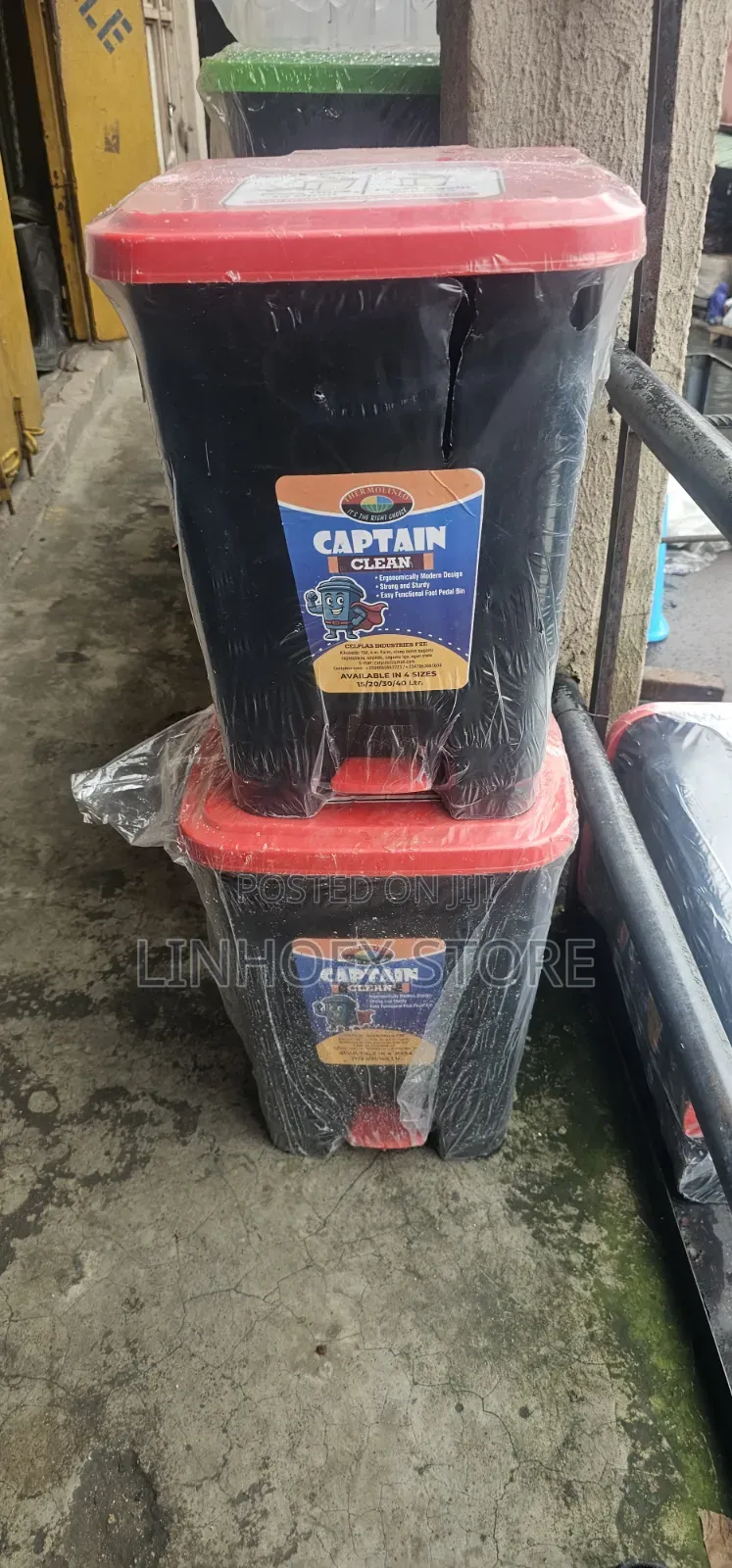 Press Once Plastic Dustbin