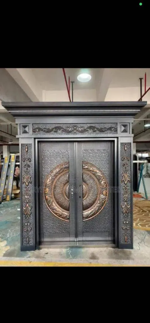 Luxury Cast Aluminum Villa Armored Double Door
