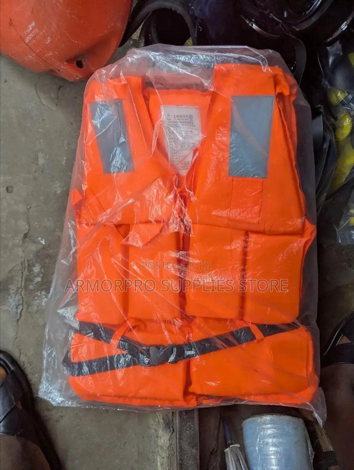Generic Orange Adult Safety Life Jacket Vest