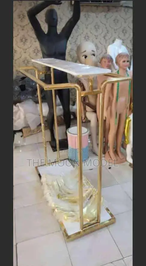 Clothes Rack With Shoes and Handbags Stand