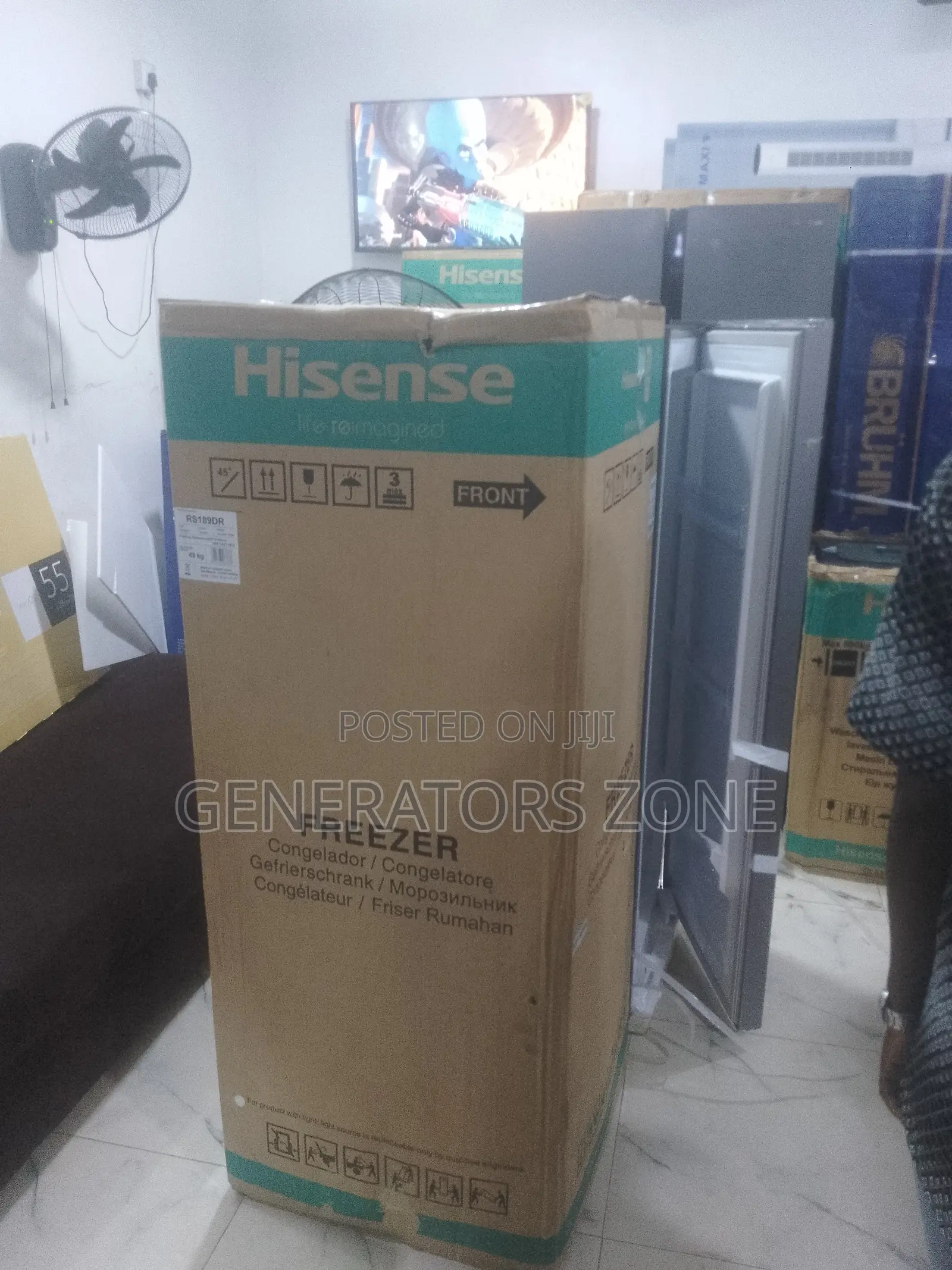 Best Selling Hisense 190l Upright Freezer for Kitchens and Stores