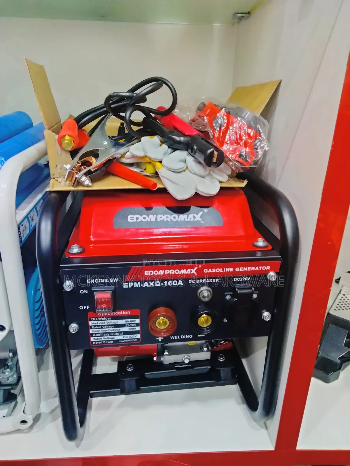 Brand New Edon Promax 160a Gasoline Welding Generator (Dual Function)